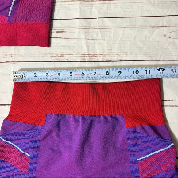 NWT ASOS 4505 multicolor seamless geometric shorts & tank Size Large - Picture 8 of 9